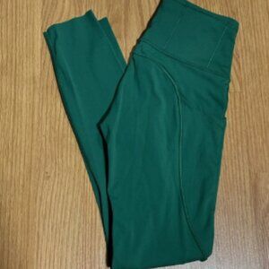❤️ Lululemon Everglade Green Fast & Free 25” Leggings Tights Size 2 NWOT